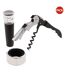 Pack of 3  Vino wine set  one size silver XD Collection-1