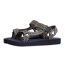 Womens/ladies trek walking sandals navy Weird Fish-1
