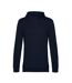 Sweat À Capuche Homme Bleu Marine B&C-1