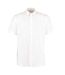 Chemise À Boutons Manches Courtes Workforce Homme Blanc Kustom Kit-1