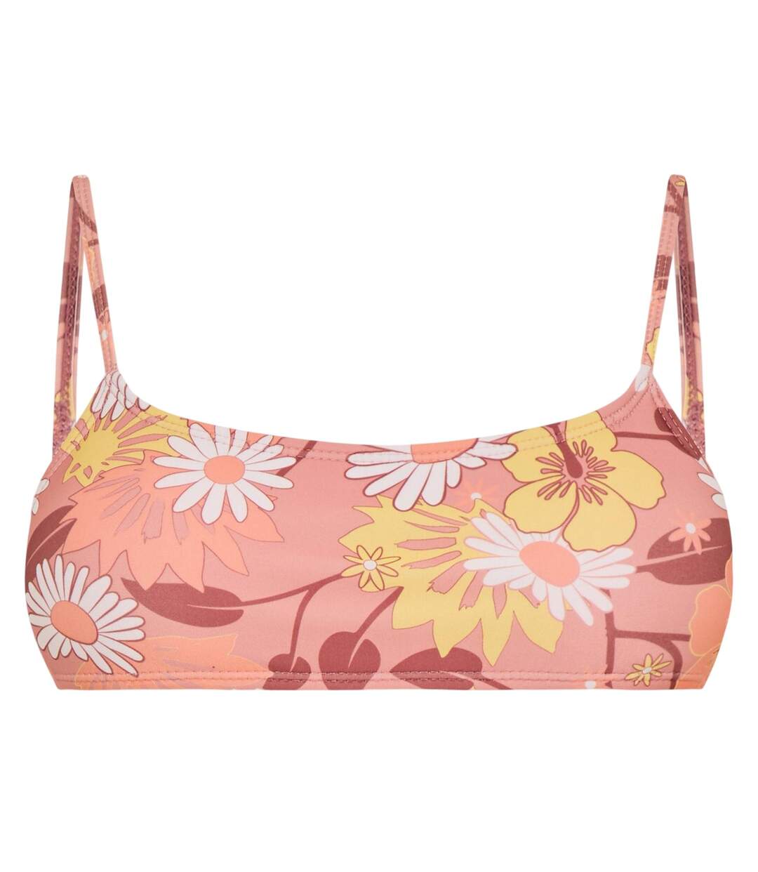 Haut De Maillot De Bain Motif/style Floral Femme Marron Clair Brave Soul-2