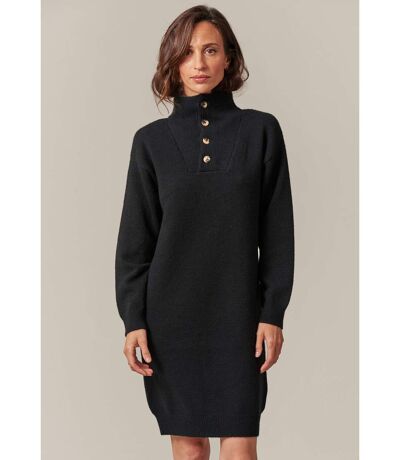 Robe pull à col boutonné HANIA