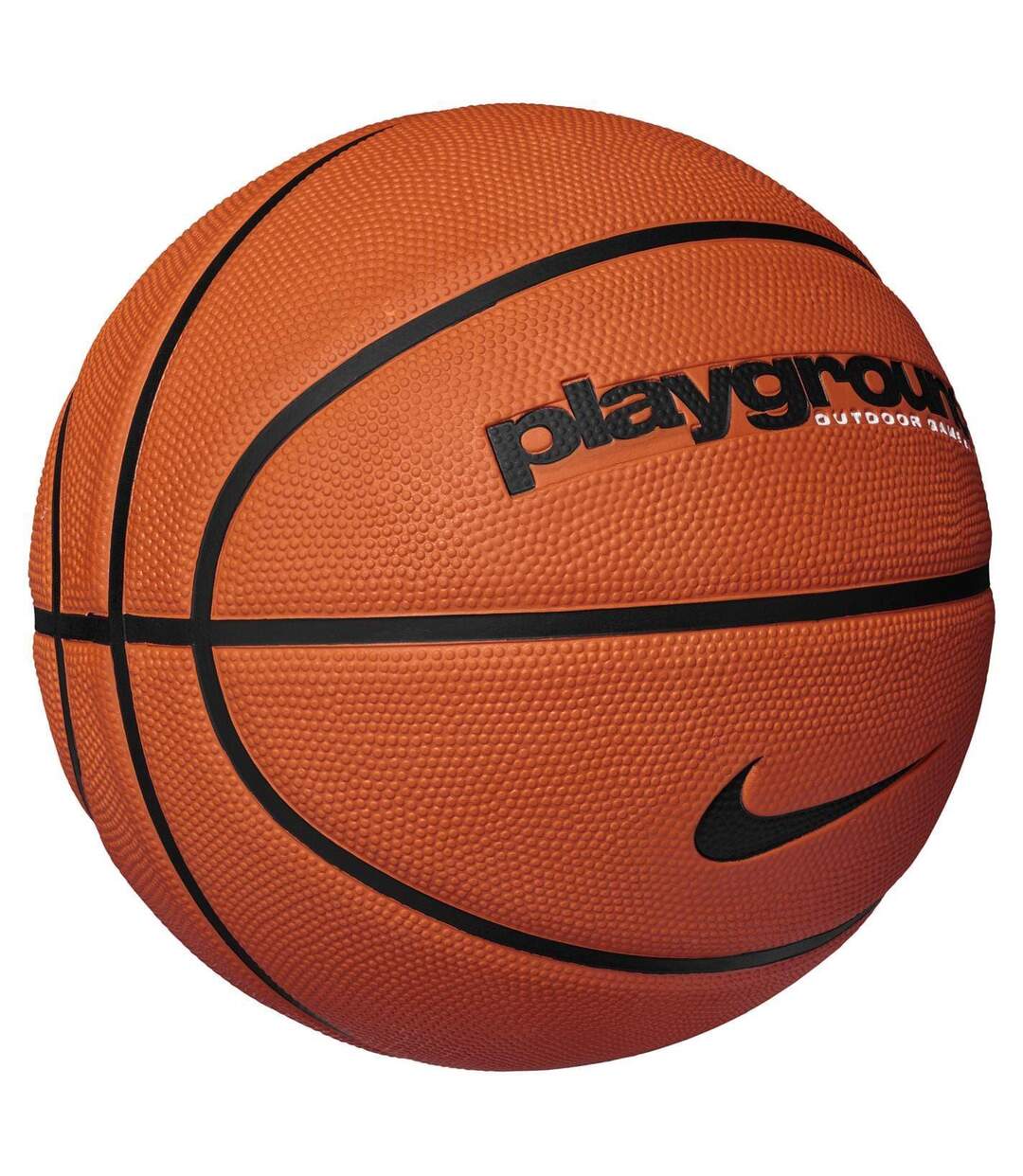 Ballon De Basket Extérieur Motif/style Swoosh Playground Taille 7 Ambre Noir Nike-2