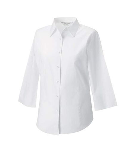 Collection Chemisier À Manches 3/4 Femme Blanc Russell