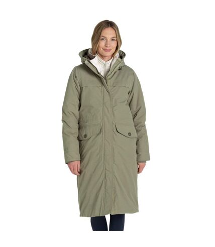 Veste imperméable tyndal femme kaki clair Craghoppers