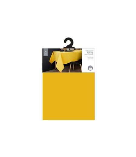 Nappe Rectangulaire Alaba 140x250cm Jaune Moutarde