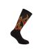 Chaussettes Style Flammes Homme Noir Rouge Palm Angels-1
