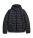 Mens Down Hooded Padded Jacket Black Gant-2