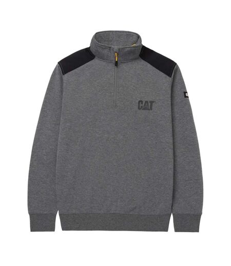 Sweat adulte gris foncé chiné Caterpillar