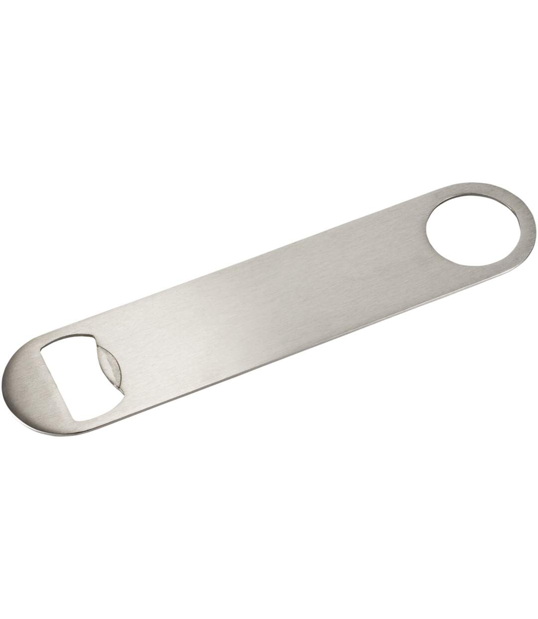 Paddle bottle opener 18 x 4 x 0.2 cm silver Bullet-2