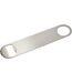 Paddle bottle opener 18 x 4 x 0.2 cm silver Bullet