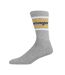 Pack Of 3  Unisex Adult Lettering Crew Socks  White Grey Black Wrangler-3