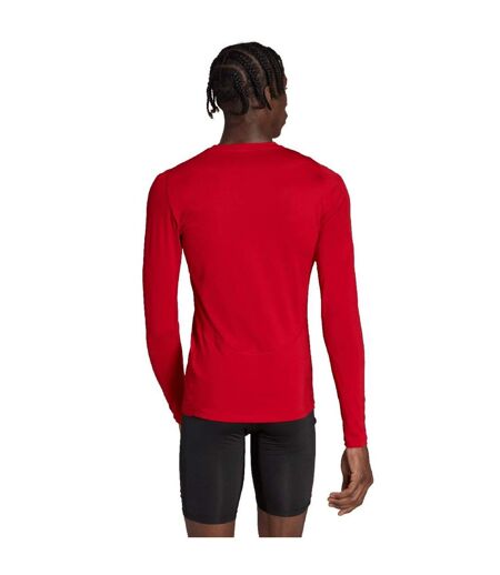 T-shirt Manches Longues Homme Rouge Adidas