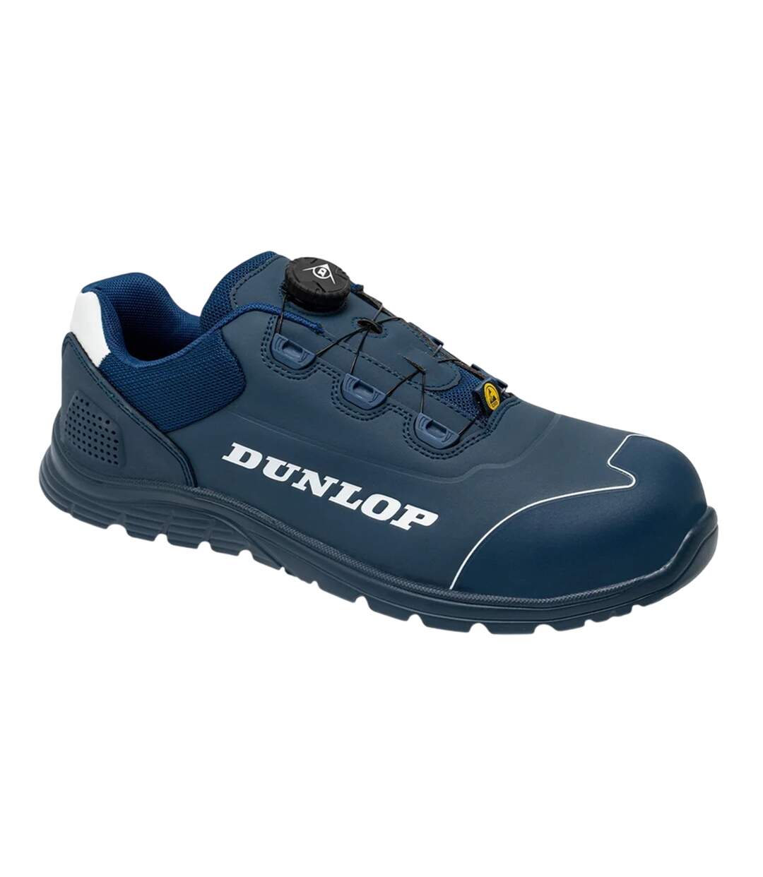 Chaussures De Sécurité Motif/style Mat Homme Bleu Marine Blanc Dunlop-1