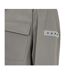 Mens Double Pocket Utility Jacket Light Grey Capo-3