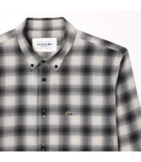 Chemise Homme Noir Blanc Lacoste