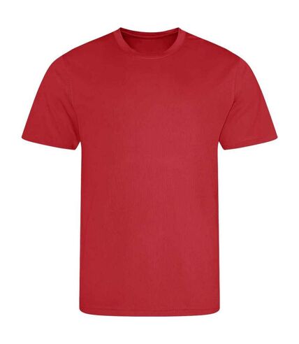 Mens t-shirt fire red AWDis Cool