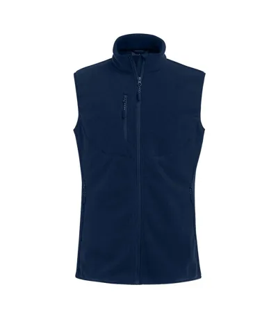 Mens Rochester Fleece Gilet Navy Brook Taverner