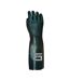 Gants PVC 45cm double trempage vert Taille 10/XL Portwest-1