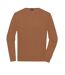 Pull classique col rond - Homme - JN1314 - beige camel
