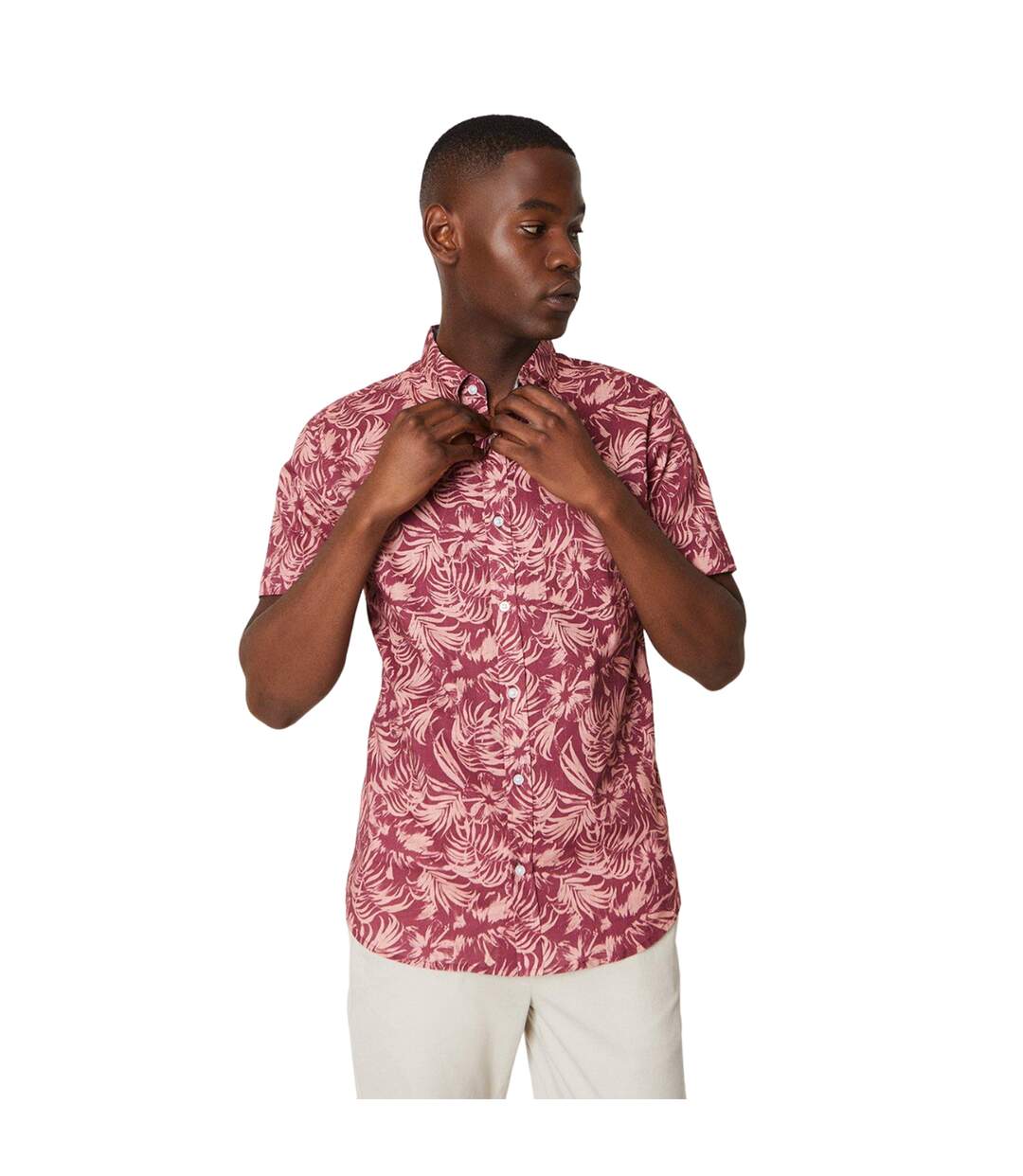 Chemise homme magenta Maine-1