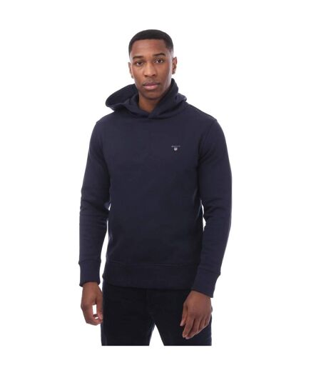 Sweat À Capuche Homme Bleu Gant