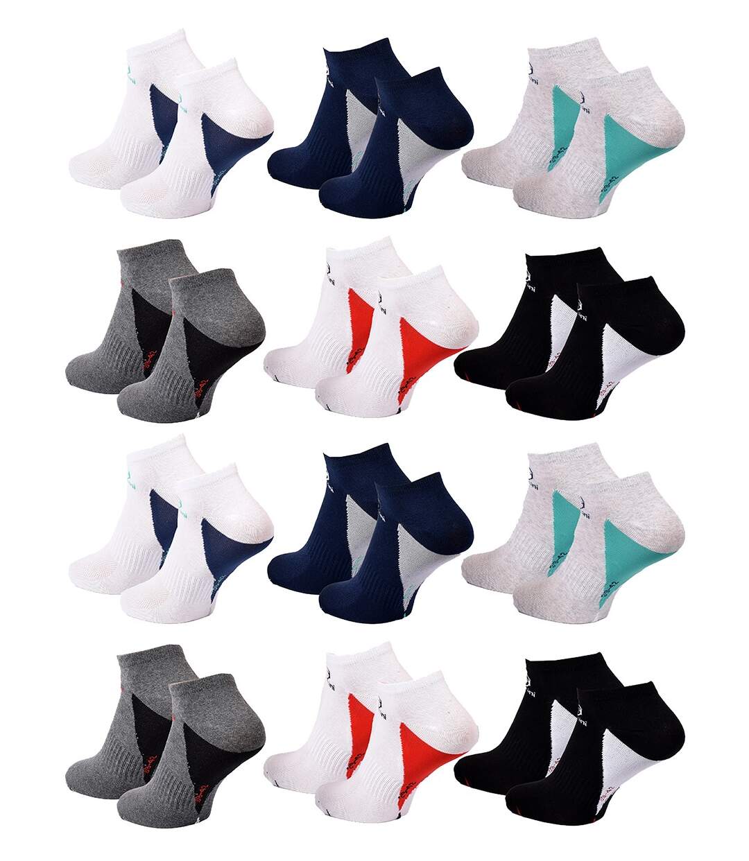 Chaussettes Homme SNEAKER SERGIO TACCHINI Pack de 12 Paires 6362