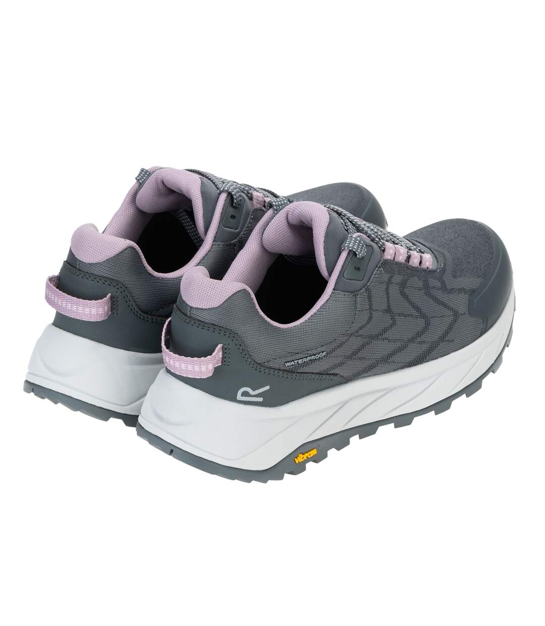 Womens/ladies Cruize Trainers Dark Storm Powder Lilac Regatta-2