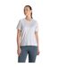 Womens/ladies Ellie Short-sleeved T-shirt Lunar Grey Craghoppers-1