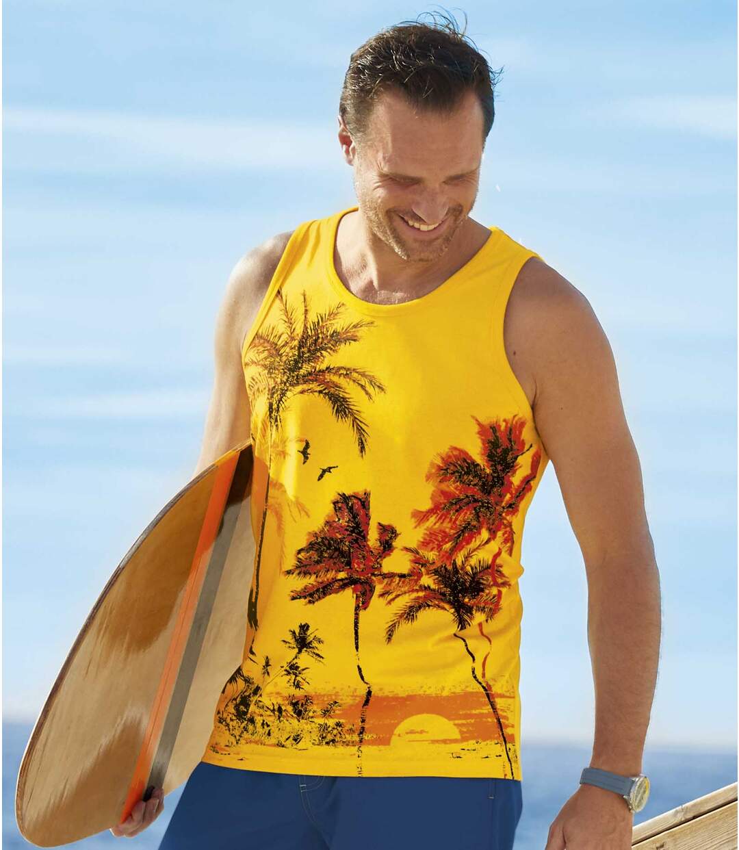 2er-Pack Tanktops Palm Summer-2