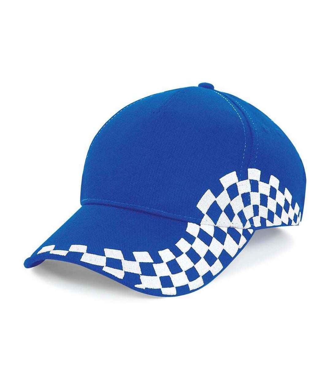 Casquette de baseball grand prix adulte bleu roi vif Beechfield-1