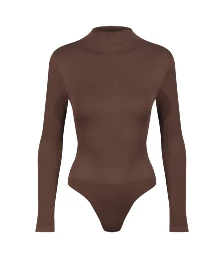 Ruey - Body col roulé femme Essentials sculptant recyclé stretch