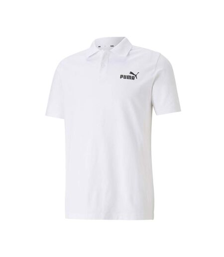 Polo blanc homme puma essential - l