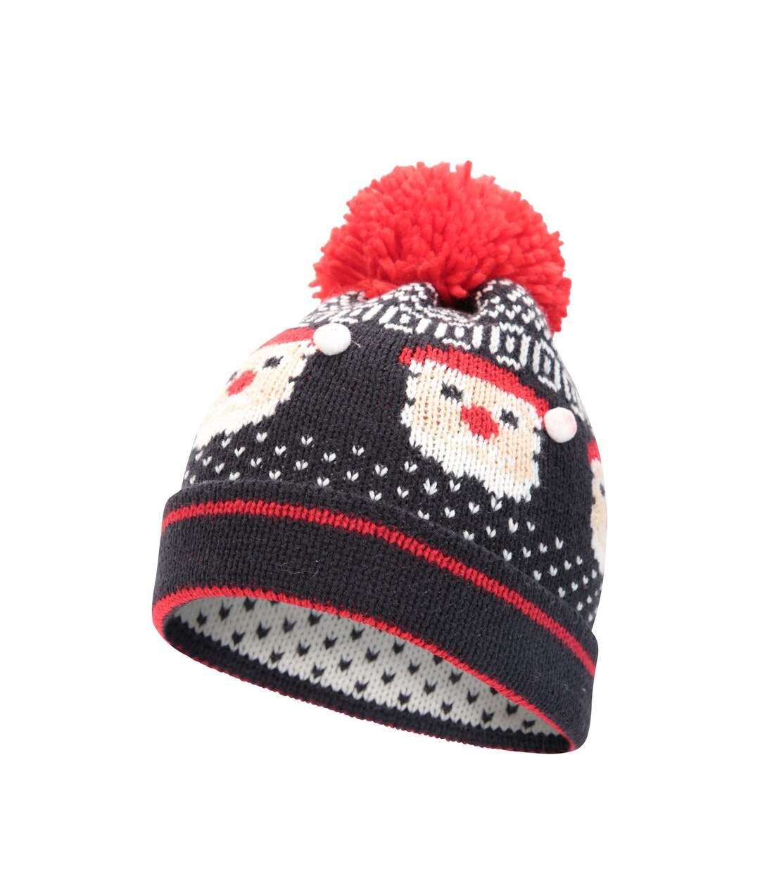 Bonnet homme bleu marine / rouge Mountain Warehouse-3