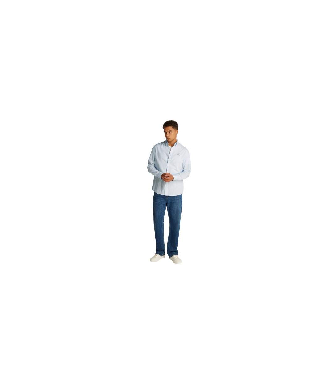 Chemise Homme Bleu Pâle Tommy Jeans-1