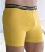 Pack of 3 Men's Comfort Boxer Shorts - Ochre Navy Khaki 