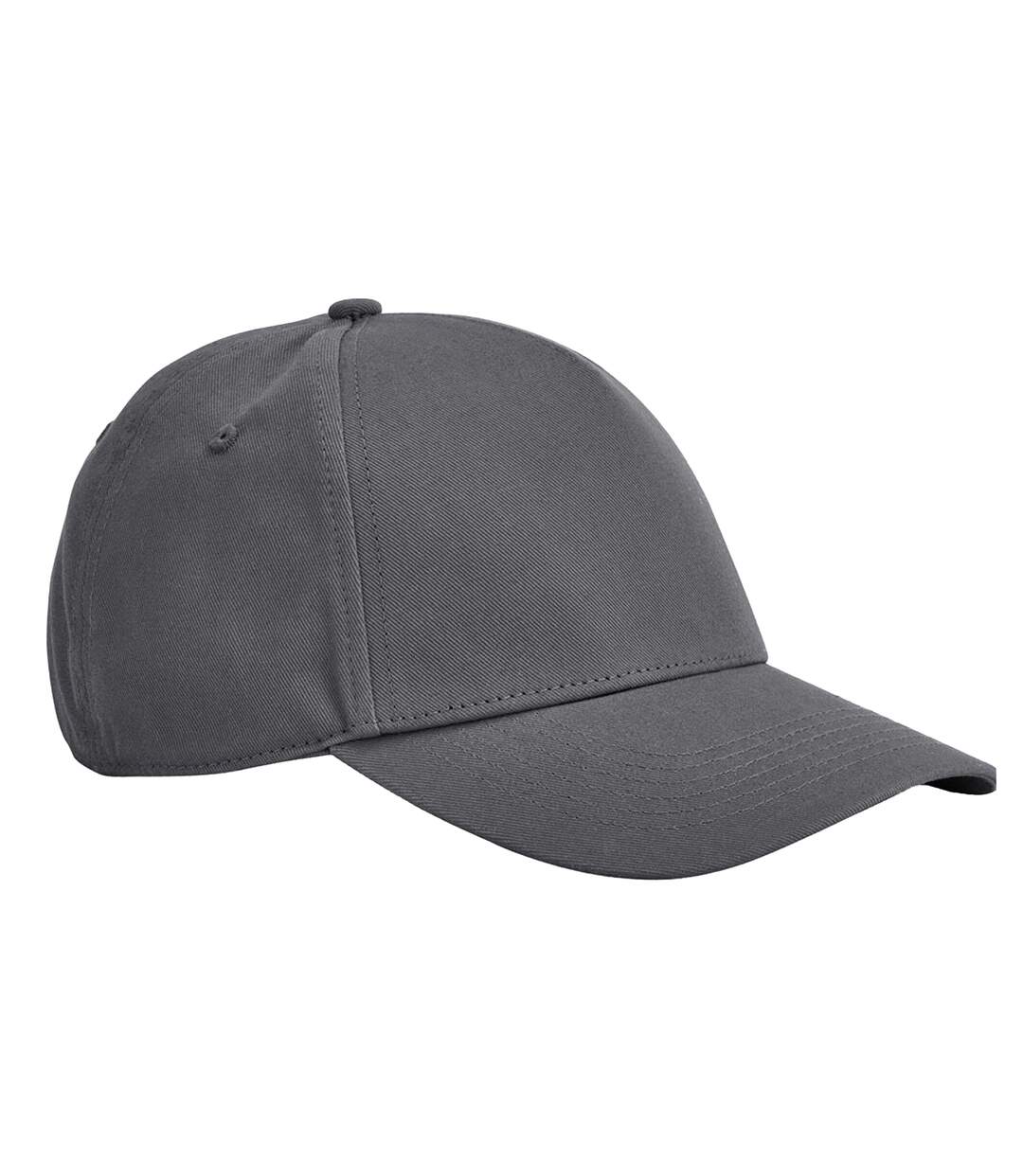 Casquette De Baseball Motif/style 5 Panneaux Earthaware Classic Gris Foncé Beechfield-1