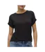 T-Shirt noir femme vero moda brianna 10291353s-1