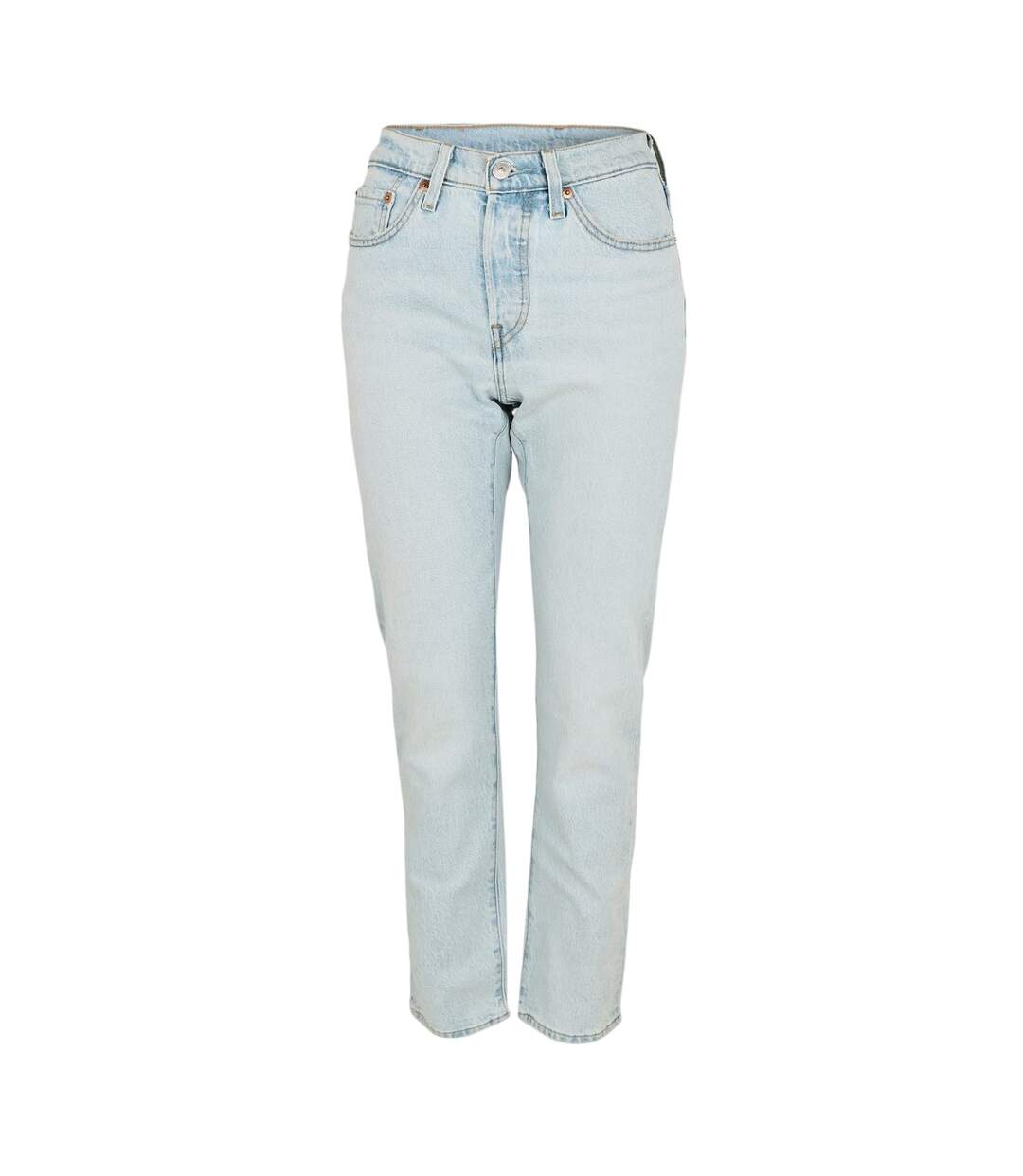 Womens/ladies 501 5 Pockets Straight Leg Jeans Stepped Away Levis-2