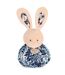 Doudou boule polyester collection LES PETITS FUTÉS Lapin blanc-1