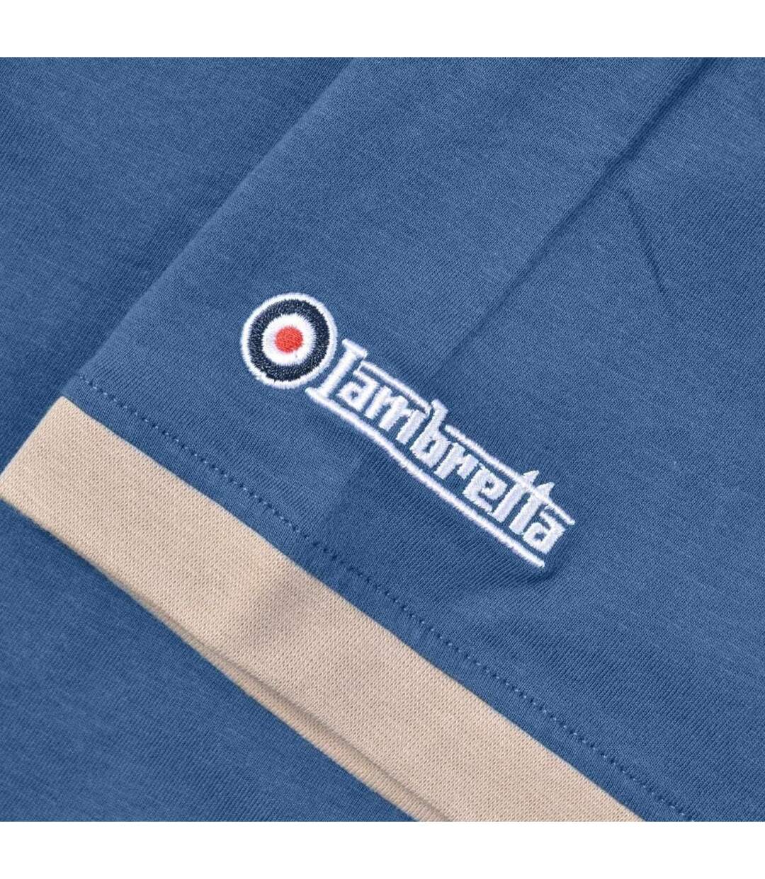 T-shirt Homme Bleu Sombre Lambretta-4
