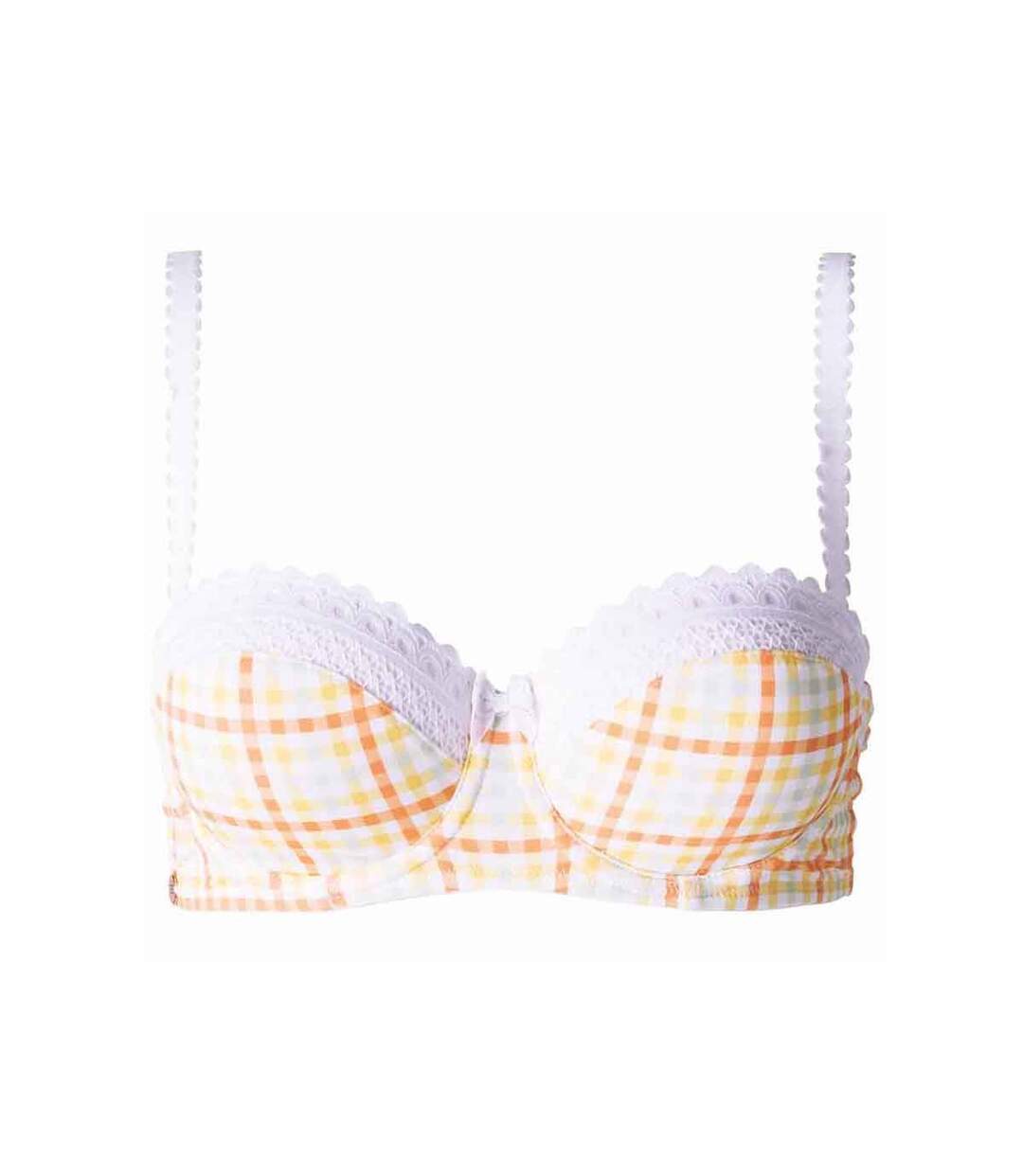 Soutien-gorge ampliforme coque moulée blanc Mode-1