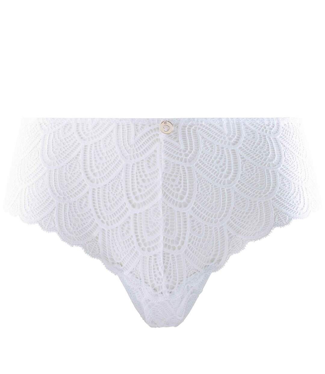 Shorty blanc Justine dentelle