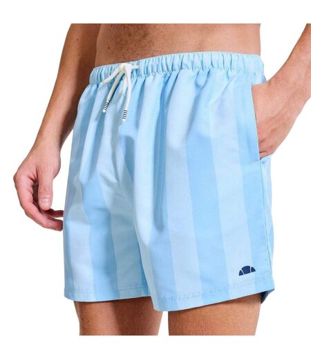 Short De Bain Motif/style Rayure Verticale Staziona Homme Bleu Clair Ellesse