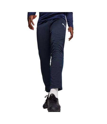 Mens Team Goal Training Jogging Bottoms Navy Blue Puma