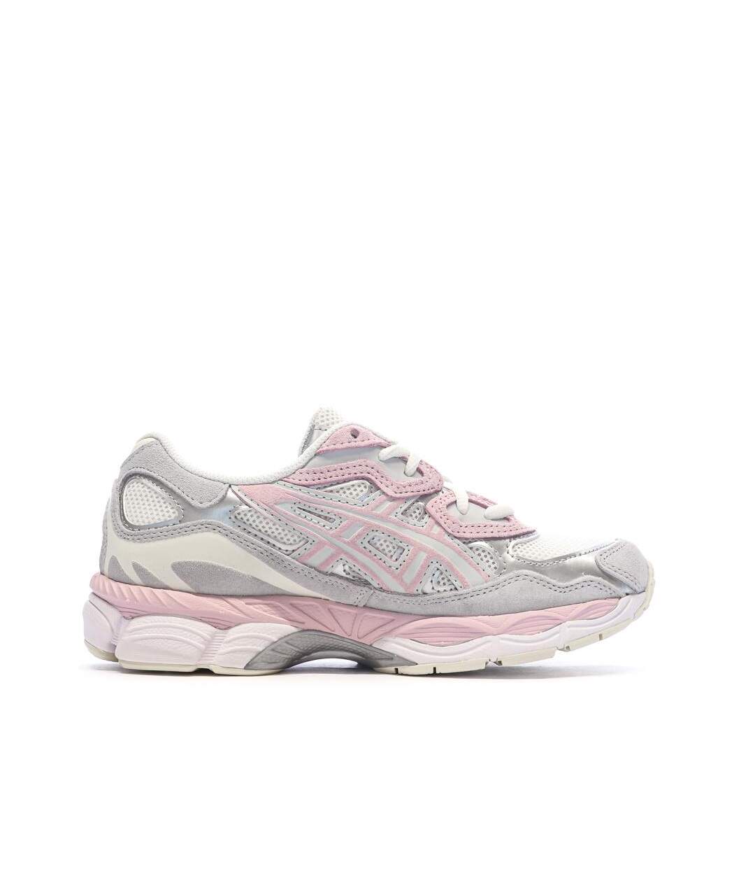 Baskets blanches/rose homme asics gel-nyc-2