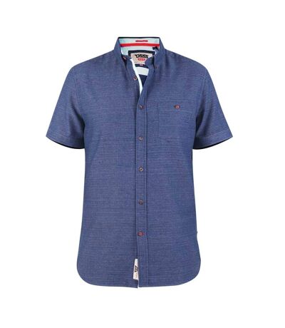 Mens D555 Stratford 2 Kingsize Short-sleeved Shirt Navy Duke