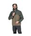 Mens Lightweight Waterproof Hiking Jacket with Hood Half Zip Rain Shell Coat-4