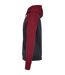 Mens Basic Raglan Hoodie Marine Bourgogne Build Your Brand-3