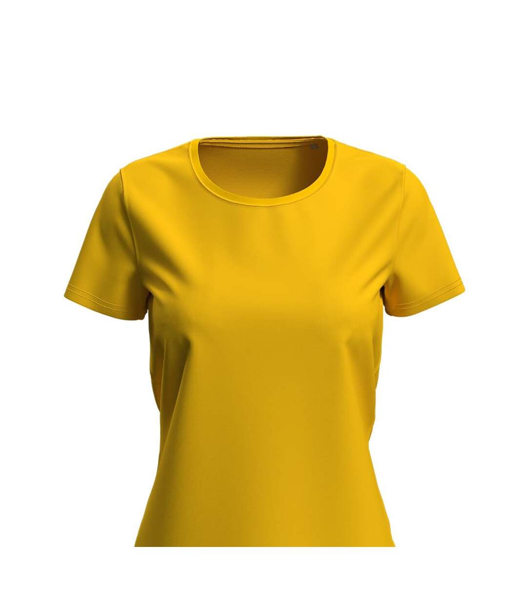 T-shirt Lux Femme Jaune Stedman-2